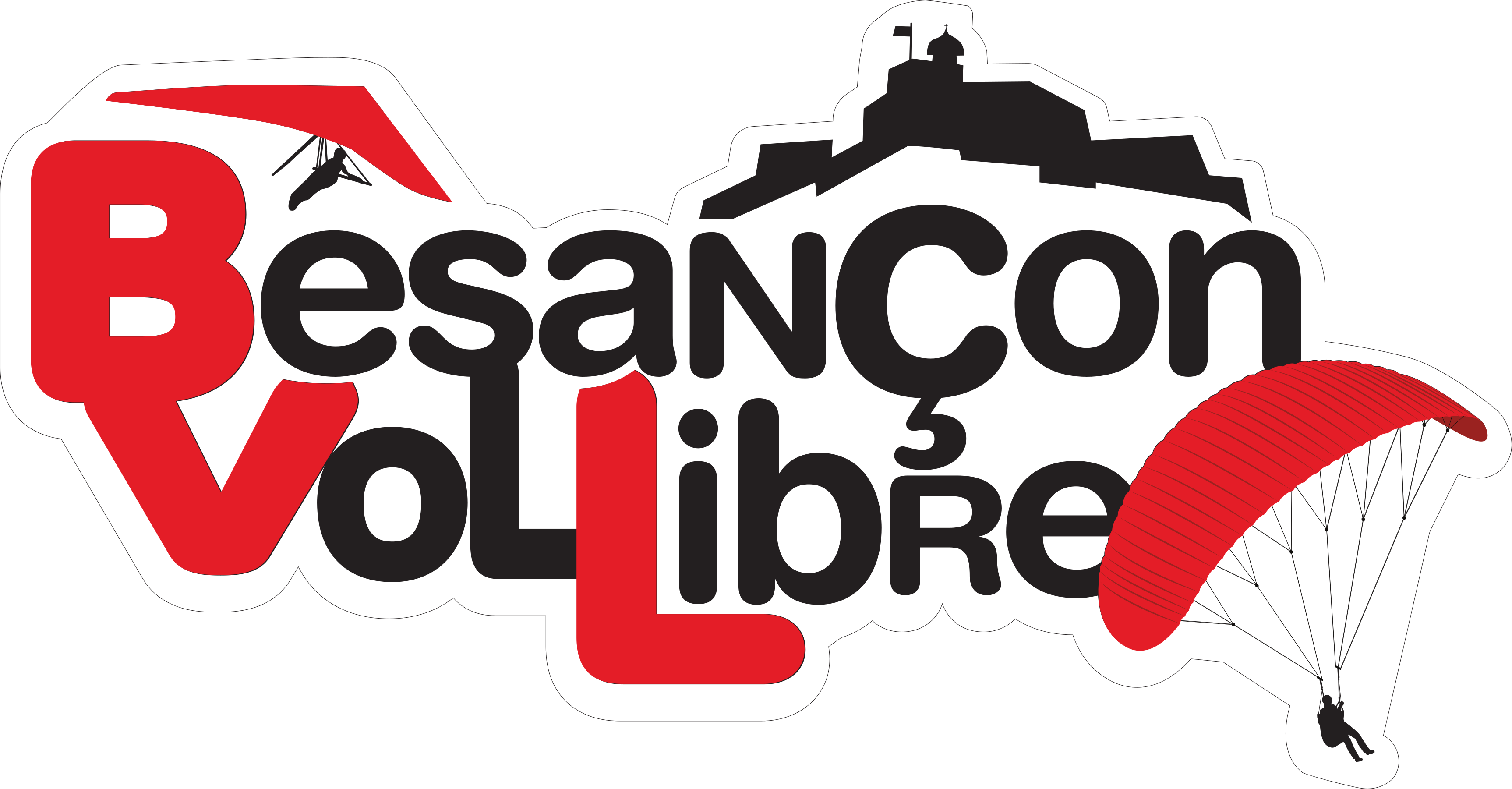 Logo Besançon Vol Libre